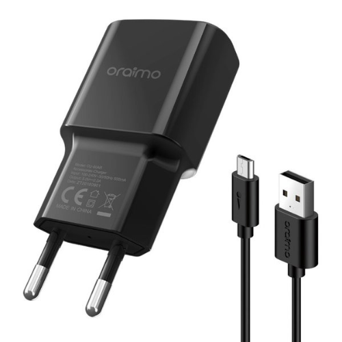 Oraimo CU-60AR + CD-52BR - Super Chargeur 2A Ultra Rapide Oraimo Pour Android