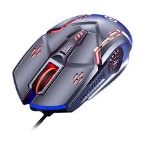 Souris de gaming filaire USB silencieuse avec 6 boutons 3200 DPI réglable pour PC