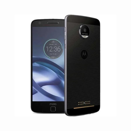 Motorola Z - Vue Frontale, Couleur Noir Carbone