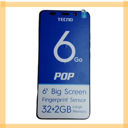 Tecno POP 6 GO - 32 GB ROM - 2 GB RAM - 4000 mAh - 4G